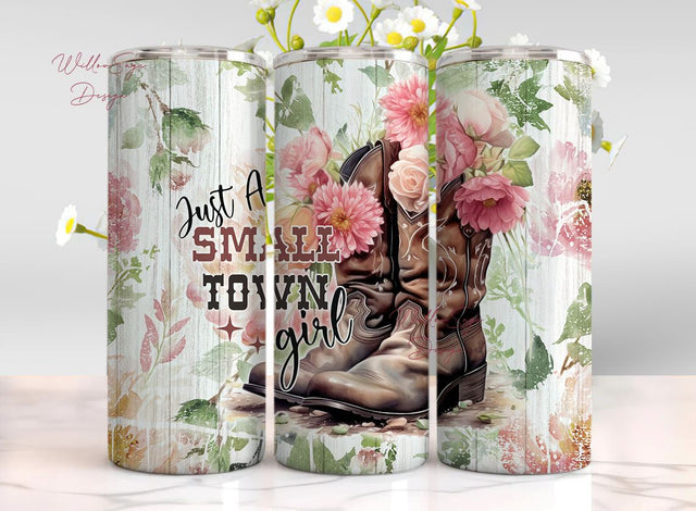 Country Girl Tumbler Design, Western Girl Rustic Wood Sublimation Designs Downloads Sublimation WillowSageDesign 
