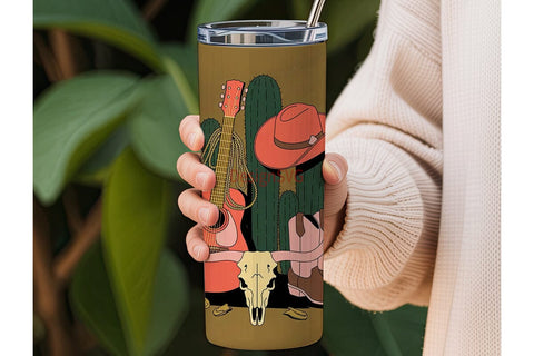 Country Girl Western Tumbler Wrap Sublimation DesignSVG 