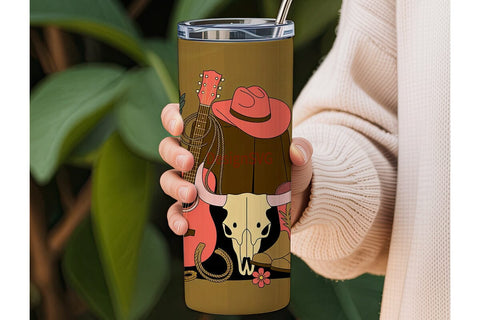 Country Girl Western Tumbler Wrap Sublimation DesignSVG 