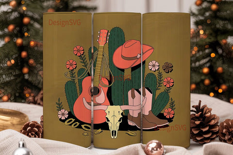 Country Girl Western Tumbler Wrap Sublimation DesignSVG 