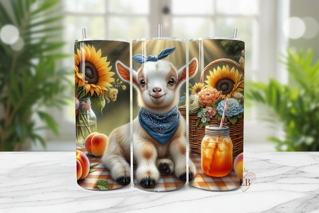 Country Goat Summer Tumbler Sublimation Design Sublimation BijouBay 