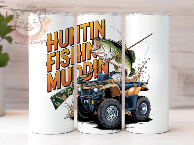 Country Life Hunting Fishing Tumbler, Muddin Tumbler Wrap, 20oz Sublimation Tumbler, Country Life Tumbler, Outdoor Sports Tumbler, Rustic Western Tumbler, Southern Lifestyle Tumbler Sublimation Lara' s Designs 