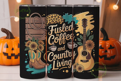 Country Life Tumbler Wrap PNG Sublimation PixelChick 