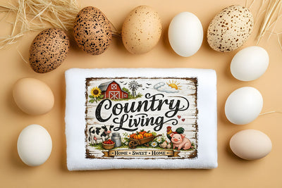 Country Living, Farm Life Clipart Sublimation Boo Bear Designz 