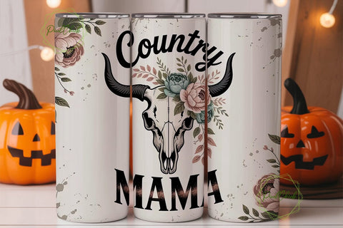Country Mama 20oz Tumbler Wrap Sublimation PixelChick 