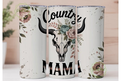 Country Mama 20oz Tumbler Wrap Sublimation PixelChick 