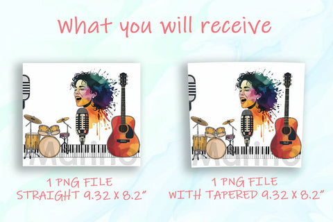 Country Music Lover Watercolor Tumbler Sublimation DesignSVG 