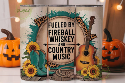 Country Music Tumbler Design Sublimation PixelChick 