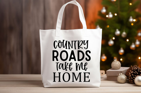 Country roads take me home SVG design SVG Regulrcrative 