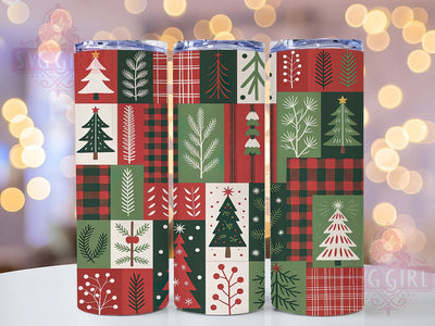 Country Rustic Christmas Trees Tumbler, Rustic Holiday Sublimation Design, Festive Cup Art, 20oz Xmas Tumbler, Whimsical Tree Mug, Stylish Christmas Cup, Cozy Holiday Wrap Sublimation SvggirlplusArt 