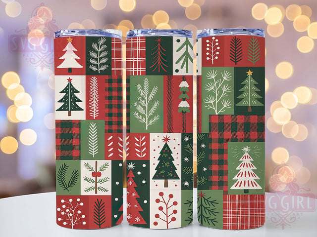 Country Rustic Christmas Trees Tumbler, Rustic Holiday Sublimation Design, Festive Cup Art, 20oz Xmas Tumbler, Whimsical Tree Mug, Stylish Christmas Cup, Cozy Holiday Wrap Sublimation SvggirlplusArt 