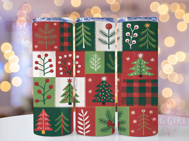 Country Rustic Christmas Trees Tumbler, Rustic Holiday Sublimation Design, Festive Cup Art, 20oz Xmas Tumbler, Whimsical Tree Mug, Stylish Christmas Cup, Cozy Holiday Wrap Sublimation SvggirlplusArt 