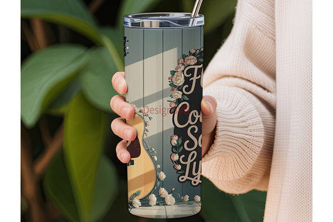 Country Song Lyrics Tumbler Wrap Sublimation DesignSVG 