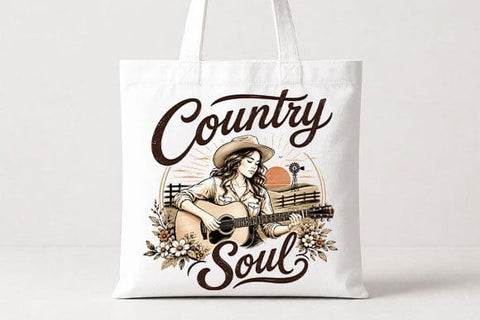 Country Soul Guitar Girl PNG | Country Music Sublimation PNG SVG BillahCrafts 
