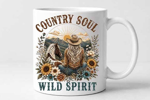 Country Soul PNG | Wild Spirit Western Cowgirl Digital Download SVG BillahCrafts 