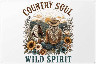 Country Soul PNG | Wild Spirit Western Cowgirl Digital Download SVG BillahCrafts 