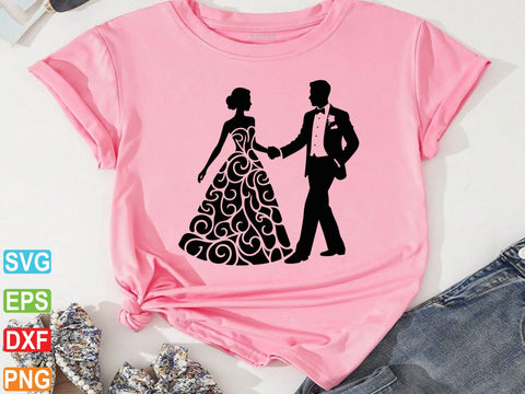 Couple Dancing Svg, Couple Dancing Clipart SVG Creativeart88 