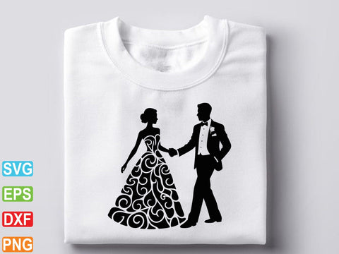 Couple Dancing Svg, Couple Dancing Clipart SVG Creativeart88 