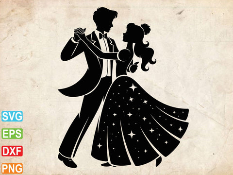 Couple Dancing Svg, Couple Dancing Clipart SVG Creativeart88 