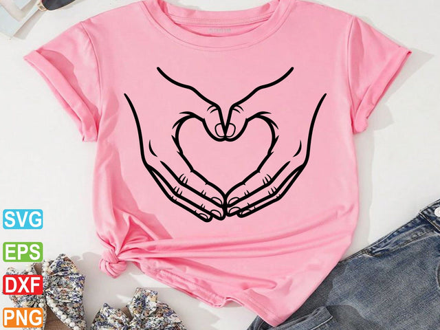 Couple Holding Hands Silhouette, Couple Silhouette Clipart SVG Creativeart88 