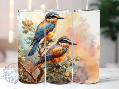 Couple Of Red Birds Tumbler PNG, Red Cardinal Bird 20 oz Skinny Tumbler Sublimation Design, Straight & Tapered Wrap, Tumbler Wrap, Tumbler Png, Instant Download Sublimation ToriDesigns 