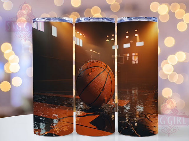 Court Star Basketball Fan Tumbler, Hoops Lover Present, Sports Fan Tumbler, Basketball Coach Cup, Court Design Gift, Basketball Team Cup, Ball Player Present Sublimation SvggirlplusArt 