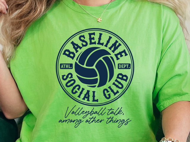 Courtside Social Club Svg, Funny Volleyball Mom SVG PNG, Volleyball Svg SVG DesignDestine 