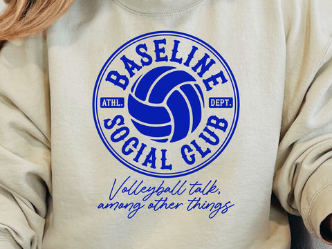Courtside Social Club Svg, Funny Volleyball Mom SVG PNG, Volleyball Svg SVG DesignDestine 