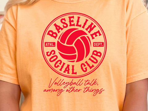 Courtside Social Club Svg, Funny Volleyball Mom SVG PNG, Volleyball Svg SVG DesignDestine 
