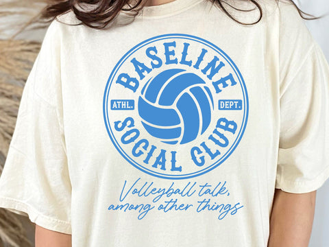 Courtside Social Club Svg, Funny Volleyball Mom SVG PNG, Volleyball Svg SVG DesignDestine 