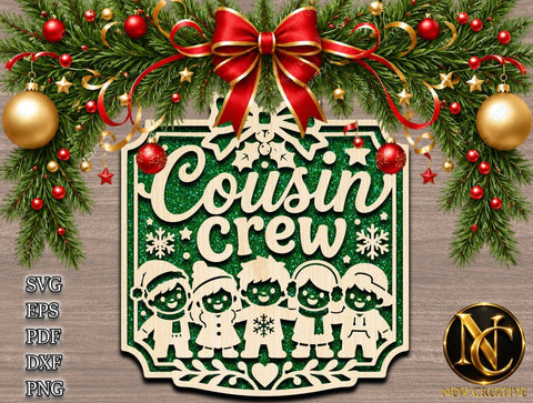 Cousin Crew Christmas SVG Design SVG designartist 