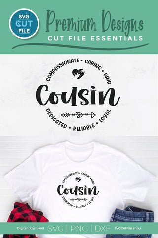 Cousin svg for Cricut SVG SVG Cut File 