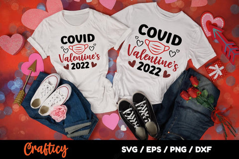 Covid Valentines 2022 SVG Design SVG Designangry 
