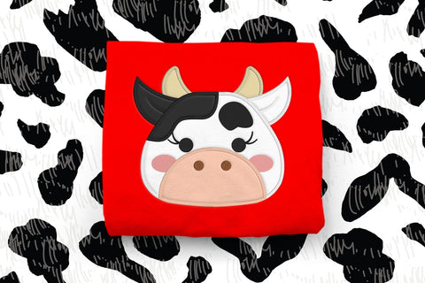 Cow Face Applique Embroidery Embroidery/Applique DESIGNS Risa Rocks It 