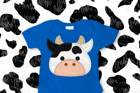 Cow Face Applique Embroidery Embroidery/Applique DESIGNS Risa Rocks It 