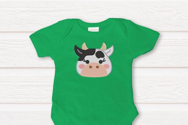 Cow Face Mini Embroidery Embroidery/Applique DESIGNS Risa Rocks It 