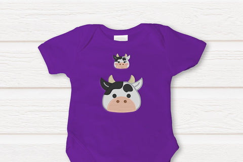 Cow Face Mini Embroidery Embroidery/Applique DESIGNS Risa Rocks It 