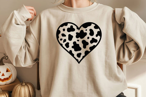 Cow Heart Svg, Cow Print Pattern, Cow Skin Spots Pattern Svg SVG DesignDestine 