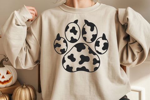 Cow Paw Print Svg, Cow Spots Svg, Animal Paw Print Svg, Farmhouse Svg, Dog Paw Svg SVG DesignDestine 