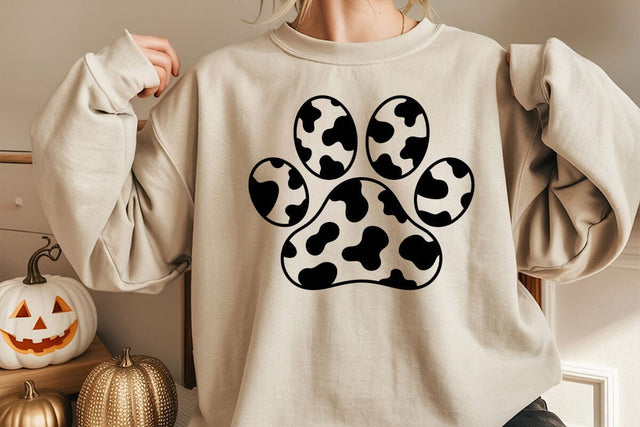 Cow Paw Print Svg, Cow Spots Svg, Animal Paw Print Svg, Farmhouse Svg, Dog Paw Svg SVG DesignDestine 