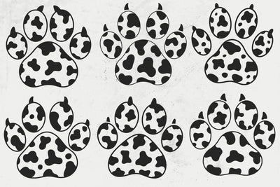 Cow Paw Print Svg, Cow Spots Svg, Animal Paw Print Svg, Farmhouse Svg, Dog Paw Svg SVG DesignDestine 