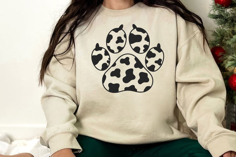 Cow Paw Print Svg, Cow Spots Svg, Animal Paw Print Svg, Farmhouse Svg, Dog Paw Svg SVG DesignDestine 