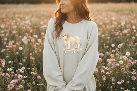 Cow Png Bundle, Cottage Cow Png, Farm Life Quote Bundle, Gentle and Kind Png, Life Is Better on the Farm, Slow Down and Moo Png Digital Art SVG TiffsCraftyCreations 