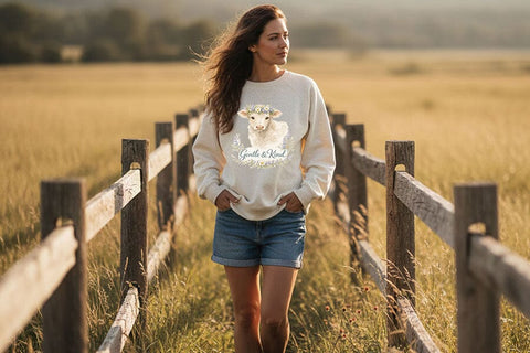 Cow Png Bundle, Cottage Cow Png, Farm Life Quote Bundle, Gentle and Kind Png, Life Is Better on the Farm, Slow Down and Moo Png Digital Art SVG TiffsCraftyCreations 