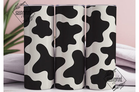 Cow Print 20oz Tumbler Wrap Sublimation sassyprint 