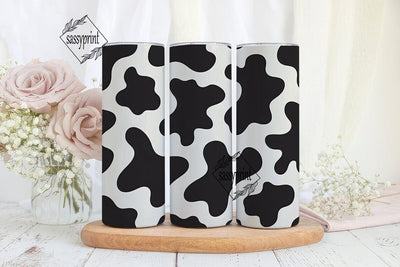 Cow Print 20oz Tumbler Wrap Sublimation sassyprint 