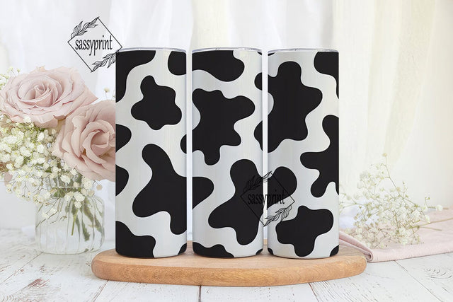 Cow Print 20oz Tumbler Wrap Sublimation sassyprint 