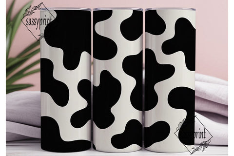 Cow Print 20oz Tumbler Wrap Sublimation sassyprint 