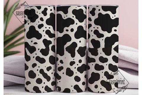 Cow Print 20oz Tumbler Wrap Sublimation sassyprint 