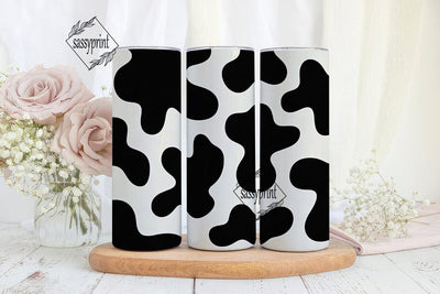Cow Print 20oz Tumbler Wrap Sublimation sassyprint 